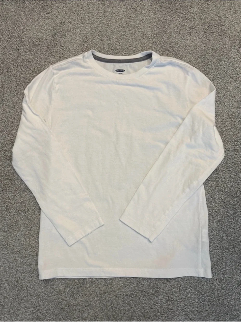 NWOT Old Navy Kids White Long-Sleeve Crew Tee